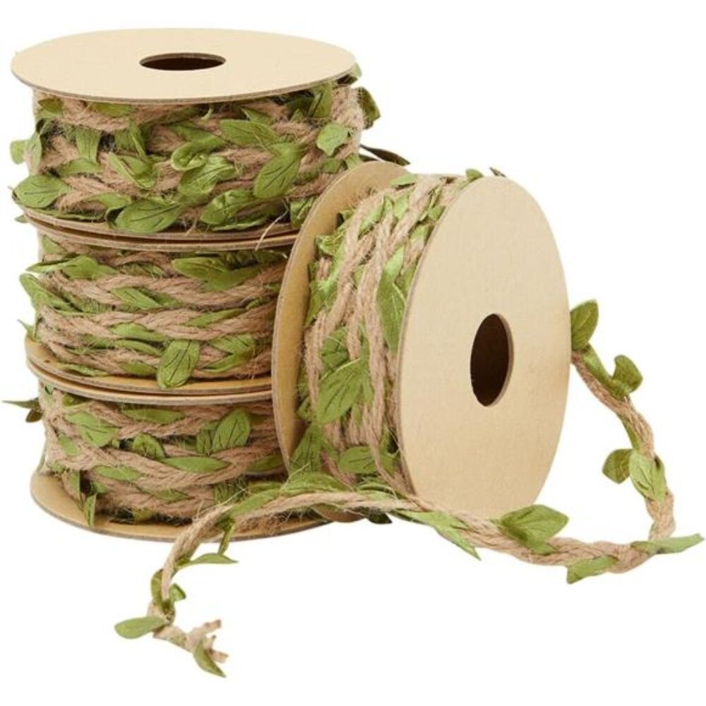 Leaf Ribbon - Jungle, Safari & Fairy Party, Enchanted Forest Decor